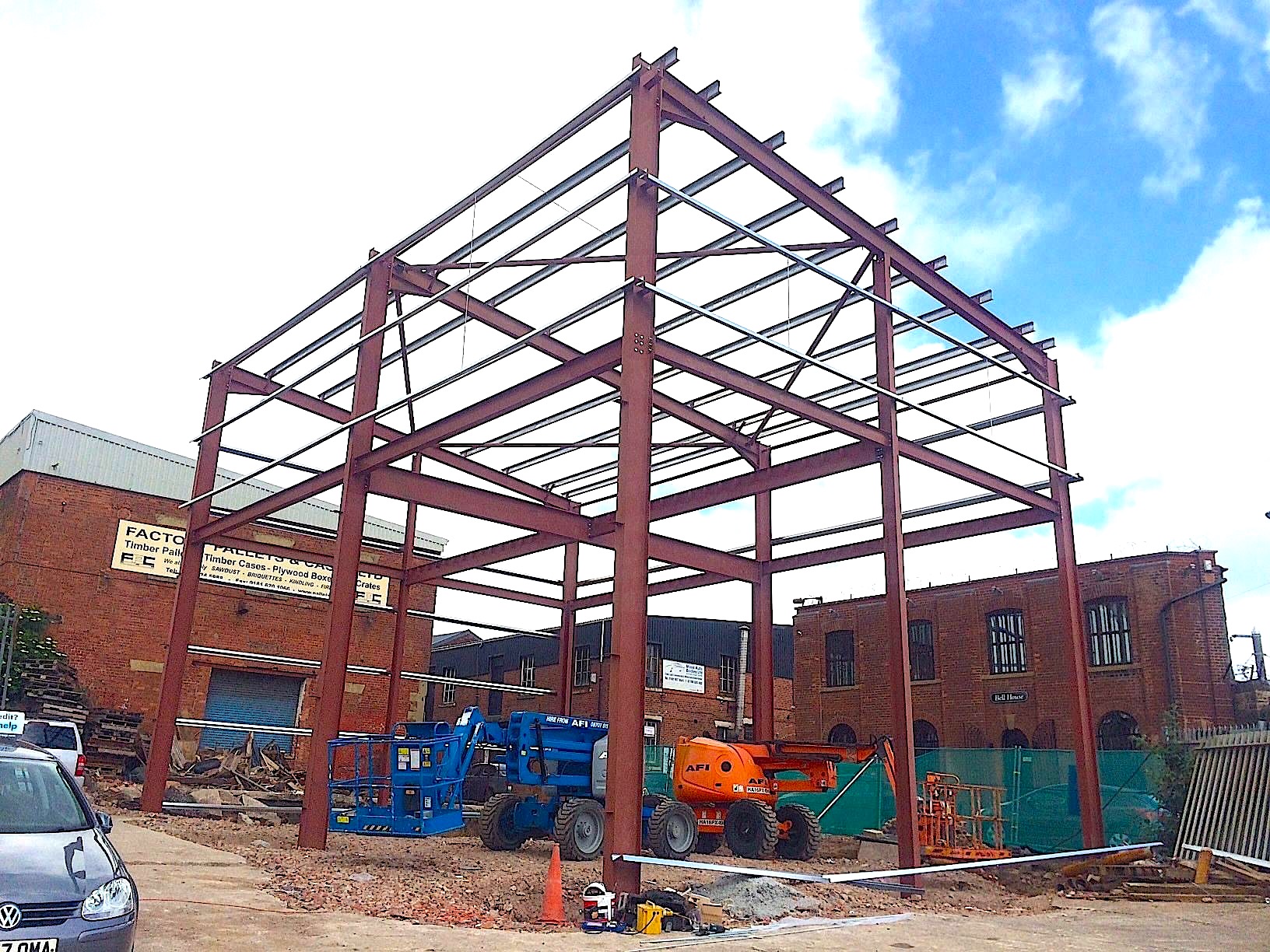 Completed steel frame project 6