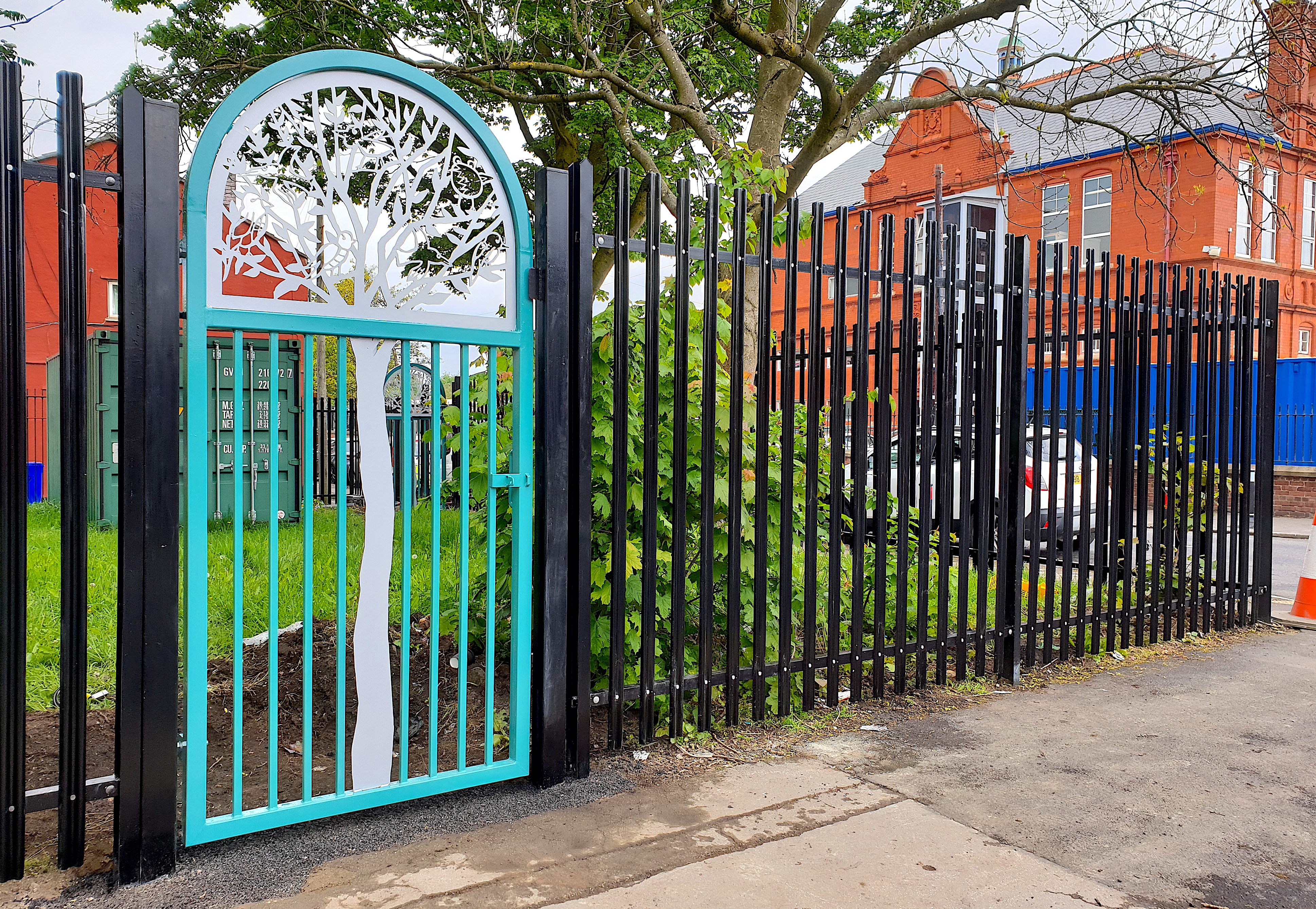 Completed steel frame project 8